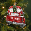 Personalized Acrylic Ornament – Christmas Gift For Family – Joy Rides With Us