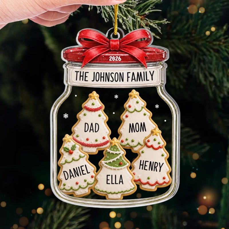 Personalized Acrylic Ornament – Christmas Gift For Family – Our Sweet Family