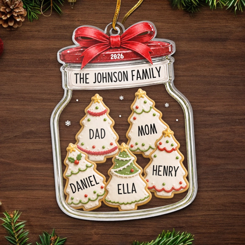 Personalized Acrylic Ornament – Christmas Gift For Family – Our Sweet Family