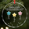 Personalized Glass Ornament - Christmas Gift For Sister, Brother, Sibling - Forever My Sibling