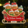 Personalized Acrylic Ornament – Christmas Gift For Family – Baked to Be Together
