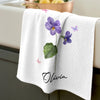 Personalized Kitchen Towel – Birthday Gift For Sister, Bestie, Best Friend – Bloom With Grace