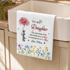 Personalized Kitchen Towel – Birthday Gift For Daughter, Family – Wildflowers Never Fade