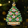 Personalized Acrylic Ornament – Christmas Gift For Family – Love Grows Here