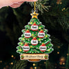 Personalized Acrylic Ornament – Christmas Gift For Family – Love Grows Here