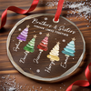 Personalized Glass Ornament - Christmas Gift For Sister, Brother, Sibling - Holiday Fun Starts Here