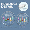 Personalized Glass Ornament - Christmas Gift For Sister, Brother, Sibling - Holiday Fun Starts Here