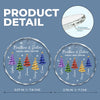 Personalized Glass Ornament - Christmas Gift For Sister, Brother, Sibling - Merry Moments Together