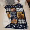Personalized Photo Blanket - Christmas Sympathy Gift For Pet Lovers - You Were My Favorite Hello And My Hardest Goodbye