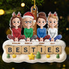 Personalized Acrylic Ornament – Christmas Gift For Sister, Bestie, Best Friend – Always There, Always Us