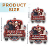 Personalized Photo Acrylic Ornament – America 250th Anniversary Christmas Gift For Family – Stars Stripes And Christmas