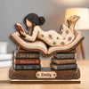 Personalized 2-Layered Wooden Plaque - Gift For Book Lovers - Lost In A Good Book
