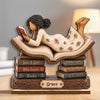 Personalized 2-Layered Wooden Plaque - Gift For Book Lovers - Lost In A Good Book