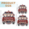 Personalized Acrylic Ornament – America 250th Anniversary Christmas Gift For Family – Driving Home Freedom And Family Love