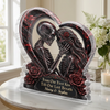 Personalized Acrylic Plaque– Halloween, Anniversary Gift For Couple – Unconditional Dark Love