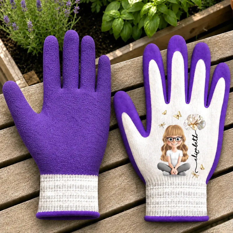 Personalized Coated Grip Gardening Gloves – Gift For Gardeners – Hands Full Of Hope