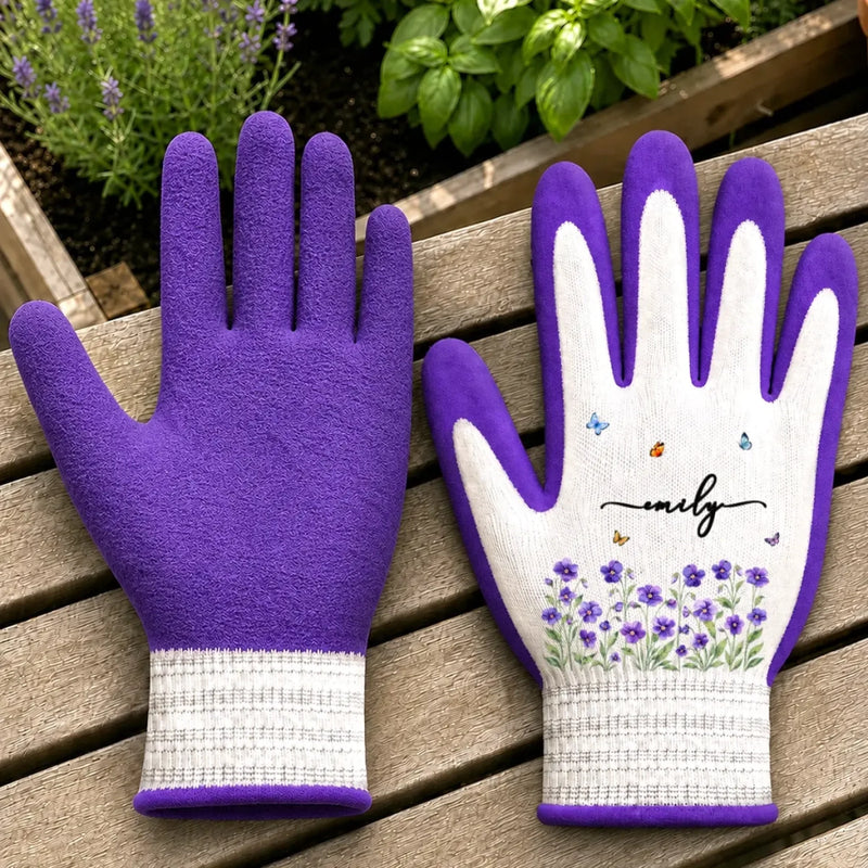 Personalized Coated Grip Gardening Gloves – Gift For Gardeners – Every Seed Matters