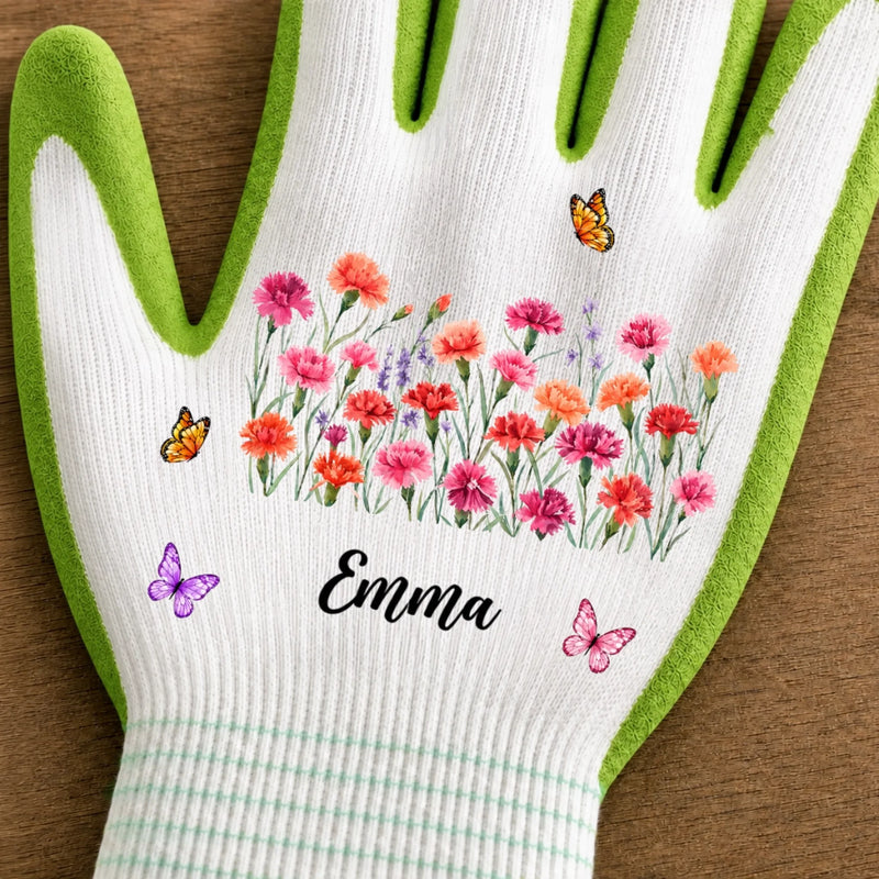 Personalized Coated Grip Gardening Gloves – Gifts For Gardeners – Made To Bloom