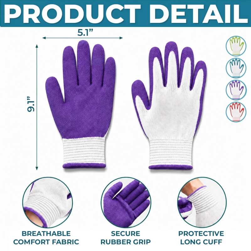 Personalized Coated Grip Gardening Gloves – Gifts For Gardeners – Made To Bloom