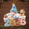 Personalized Acrylic Ornament – Christmas, Baby Shower Gift For New Parents, Baby – The Merriest Little Miracle