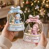 Personalized Acrylic Ornament – Christmas, Baby Shower Gift For New Parents, Baby – The Littlest Christmas Joy