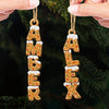Personalized Wood Ornament – Christmas Gift For Family – One Letter At A Time