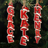 Personalized Wood Ornament – Christmas Gift For Family – Built Of Names, Bound By Love