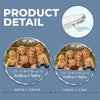 Personalized Photo Glass Ornament - Christmas Gift For Sister, Brother, Sibling - Holiday Home Crew