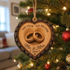 Personalized Wood Ornament – Christmas, Anniversary Gift For Couple – Mr & Mrs Forevermore