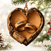 Personalized Wood Ornament – Christmas, Anniversary Gift For Couple – Forever Is Ours