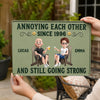 Personalized Home Decor Metal Sign - Anniversary Gift For Couple - Us Feels Right