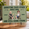 Personalized Home Decor Metal Sign - Anniversary Gift For Couple - Us Feels Right