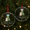 Personalized Glass Ornament - Christmas, Baby Shower Gift For New Parents, Baby - Sweetest Little Blessing
