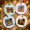 Personalized Photo Ceramic Ornament – Gift For Sister, Bestie, Best Friend – Long Live Friendship