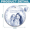 Personalized Photo Ceramic Ornament – Gift For Sister, Bestie, Best Friend – Too Much Fun Together