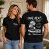Personalized Couple T-shirt – Anniversary Gift For Couple, Newlyweds – Living Our Honeymoon Era