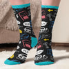 Personalized Crew Socks – Gift For Game Lovers - My Brain Lives Here