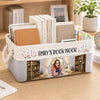 Personalized Storage Basket - Gift For Book Lovers - My Happy Reading Corner Always