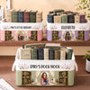 Personalized Storage Basket - Gift For Book Lovers - My Happy Reading Corner Always