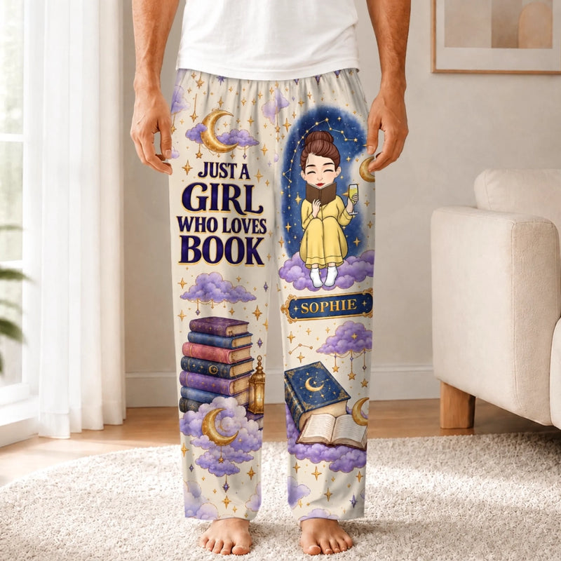 Personalized Pajama Pants - Gift For Book Lovers - My Weekend Is Fully Booked