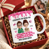Personalized 3D Inflated Effect Printed Mug – Birthday Gift For Sister – Congrats On Being My Sister