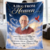 Personalized Photo Blanket – Sympathy Gift For Mom, Dad, Family – Wrapped With Love Always