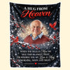 Personalized Photo Blanket – Sympathy Gift For Mom, Dad, Family – A Warm Hug From Afar