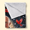 Personalized Photo Blanket – Sympathy Gift For Mom, Dad, Family – A Warm Hug From Afar