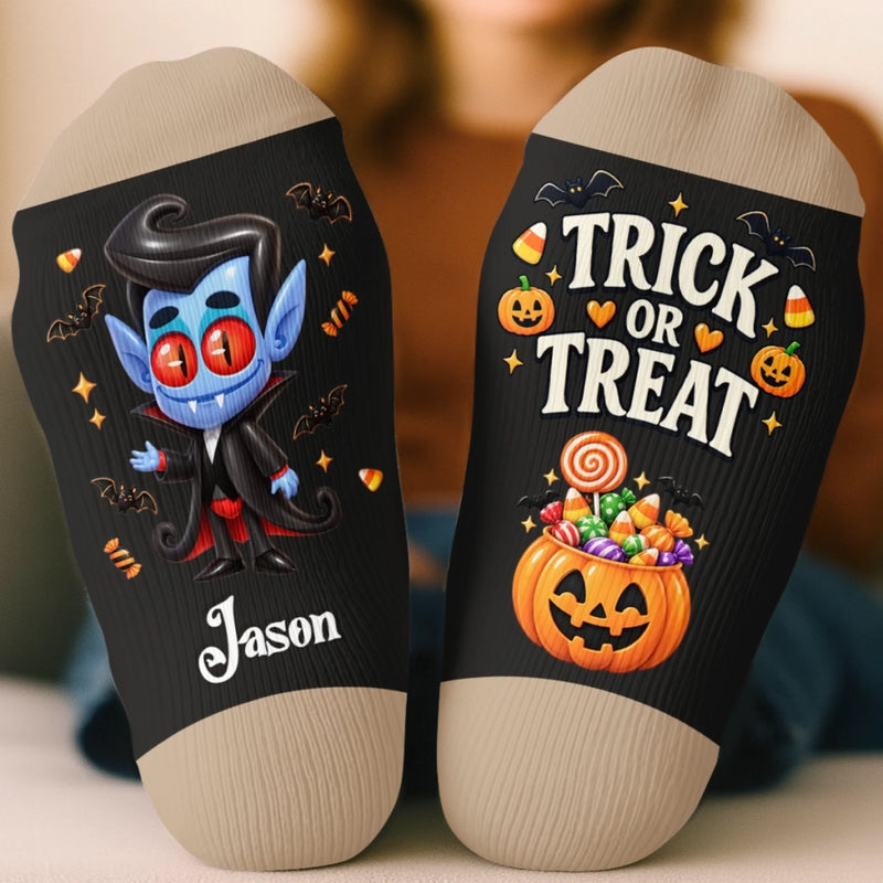 Personalized Crew Socks – Halloween Gift For Family, Kids – Creating My Own Zone
