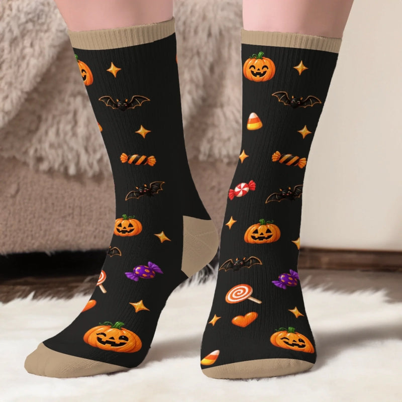 Personalized Crew Socks – Halloween Gift For Family, Kids – Creating My Own Zone
