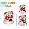 Personalized Acrylic Ornament - Christmas, Anniversary Gift For Couple - Forever Merry Together