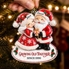 Personalized Acrylic Ornament - Christmas, Anniversary Gift For Couple - Forever Merry Together