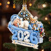 Personalized Baby's First Christmas Acrylic Ornament – Gift For New Parents, Baby – My First Merry Christmas