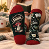 Personalized Shhh I'm Reading Crew Socks – Gift For Book Lovers – Shhh… I’m Booked
